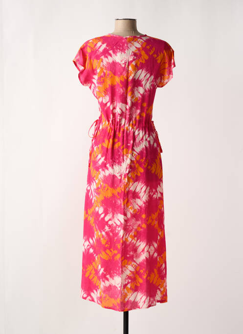 Rochie lungă roz LA FEE MARABOUTEE femeie