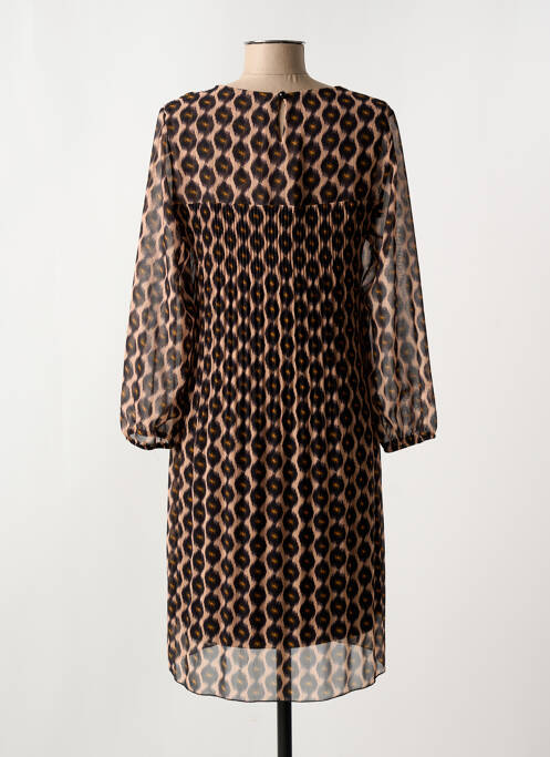 Rochie midi maro SIGNE NATURE femeie