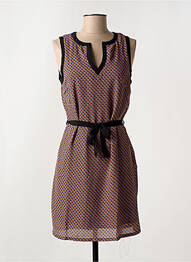 Rochie scurtă fără mâneci fără mâneci negru ARELINE femeie