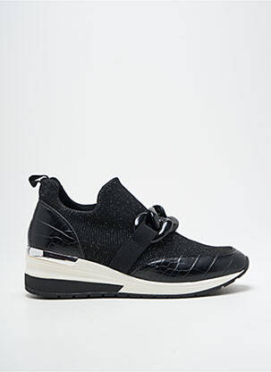 Adidași toc platformă toc de 4 la 6 cm negru REQINS femeie