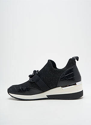 Adidași toc platformă toc de 4 la 6 cm negru REQINS femeie