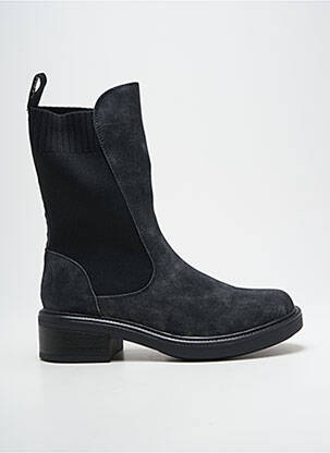 Botine/ghete toc mic toc de 4 la 6 cm negru CHATTAWAK femeie