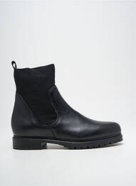 Botine/ghete material neted toc plat până la 3 cm negru REQINS femme