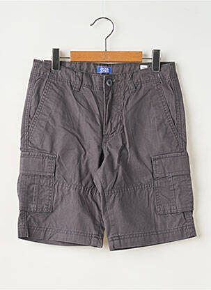 Bermudă țesătură poplin gri JACK & JONES băiat