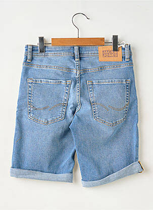 Bermudă țesătură denim albastru JACK & JONES băiat