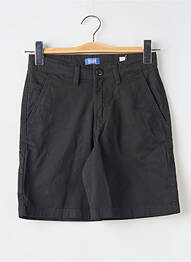 Bermudă închidere cu fermoar sub clapetă cu nasturi negru JACK & JONES garcon