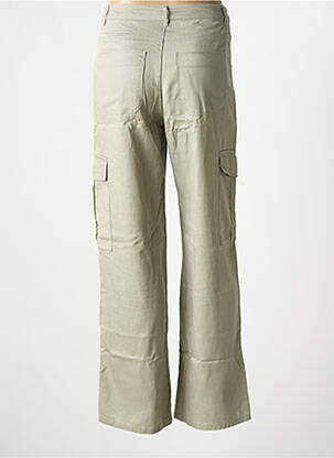 Pantalon cargo croială dreaptă verde IKKS femeie