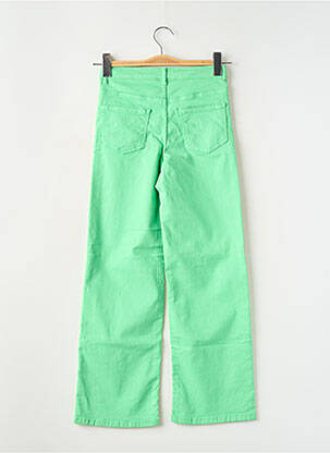 Pantalon evazat buzunare verde ONLY fată