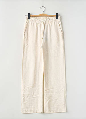 Pantalon drept bej LEVV LABEL fată