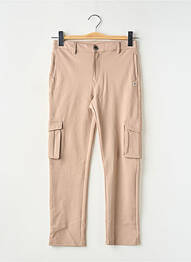 Pantalon cargo buzunare bej LEVV LABEL fille