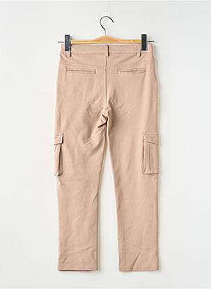 Pantalon cargo buzunare bej LEVV LABEL fată