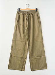 Pantalon drept buzunare talie elastică verde GARCIA fille