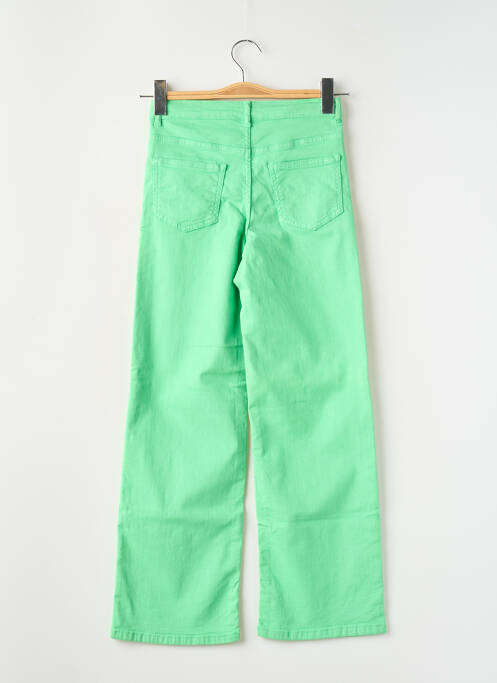Pantalon evazat verde ONLY fată