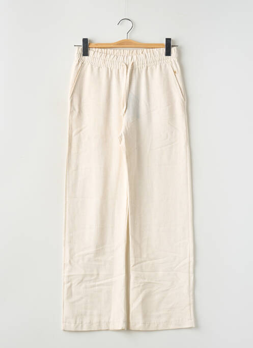 Pantalon drept bej LEVV LABEL fată