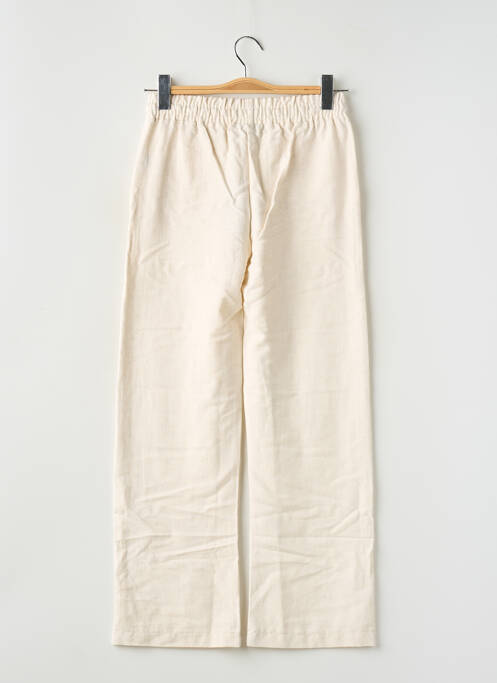 Pantalon drept bej LEVV LABEL fată