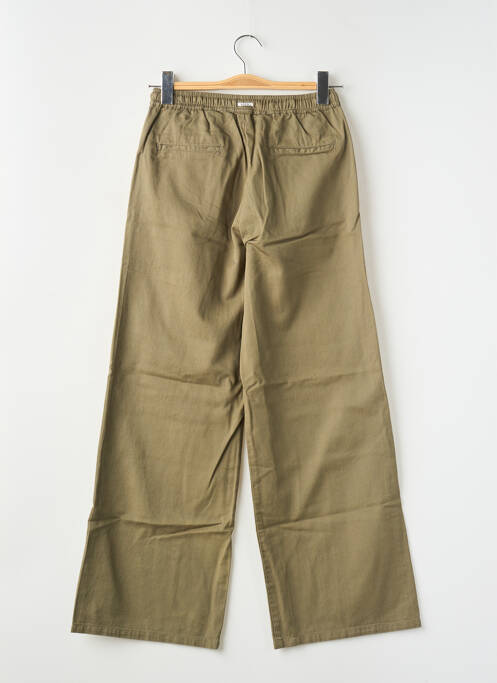 Pantalon drept verde GARCIA fată