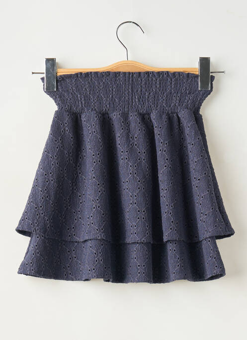 Fustă midi albastru LEVV LABEL fată