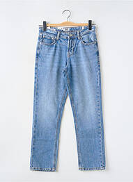 Pantalon trei sferturi închidere cu fermoar sub clapetă cu nasturi albastru JACK & JONES garcon