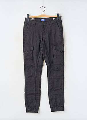 Pantalon cargo croială dreaptă negru JACK & JONES băiat