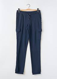 Pantalon cargo buzunare talie elastică albastru JACK & JONES garcon