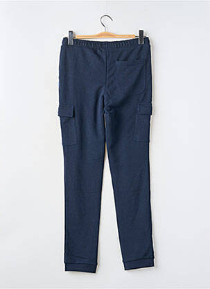 Pantalon cargo închidere cu legături de legat talie elastică albastru JACK & JONES băiat