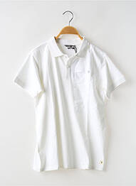 Polo alb LEVV LABEL garcon