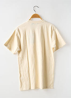Tricou croială dreaptă mâneci scurte bej LEVV LABEL băiat