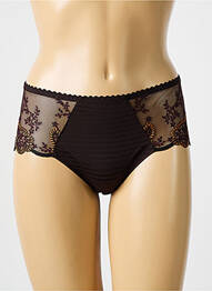 Shorty efect material satinat maro LOUISA BRACQ femme