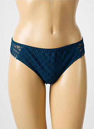 Tanga elasticitate albastru LOUISA BRACQ femeie