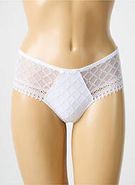 Shorty broderie alb LOUISA BRACQ femeie