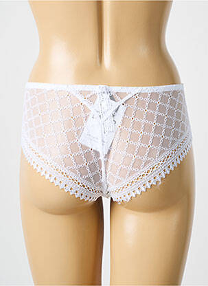 Shorty broderie alb LOUISA BRACQ femeie
