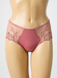 Shorty broderie roz LOUISA BRACQ femme