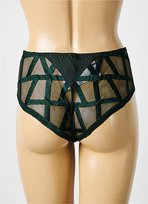 Shorty elasticitate verde LOUISA BRACQ femeie