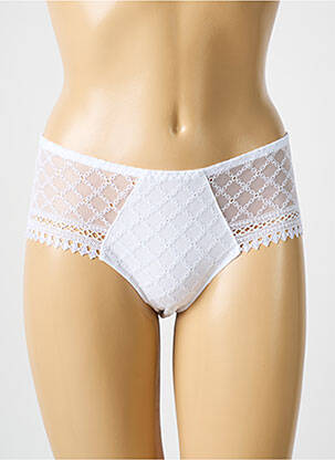 Shorty elasticitate alb LOUISA BRACQ femeie