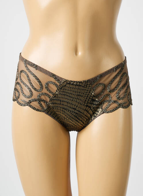 Shorty ușoară și transparentă verde LOUISA BRACQ femme