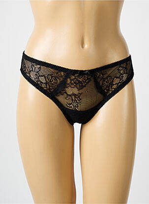 Tanga negru LINGERIE STORY femeie