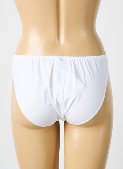 Chilot broderie alb LOUISA BRACQ femme