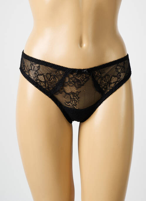 Tanga negru LINGERIE STORY femeie