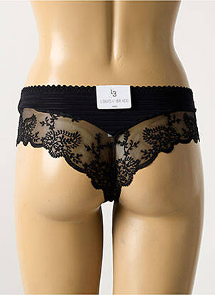 Tanga broderie negru LOUISA BRACQ femeie
