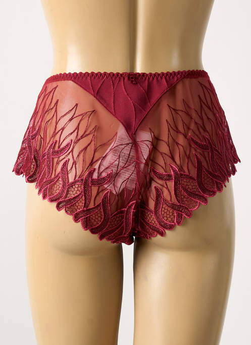 Chilot cu talie înaltă roșu LOUISA BRACQ femeie