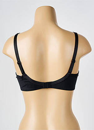 Sutien efect material satinat sutien cupe întregi cu decolteu înalt negru LOUISA BRACQ femeie