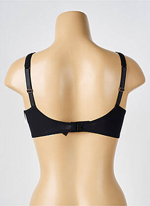 Sutien efect material satinat sutien cupe întregi cu decolteu înalt negru LOUISA BRACQ femeie