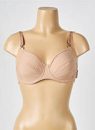 Sutien efect material satinat sutien cupe întregi cu decolteu înalt piele LOUISA BRACQ femme