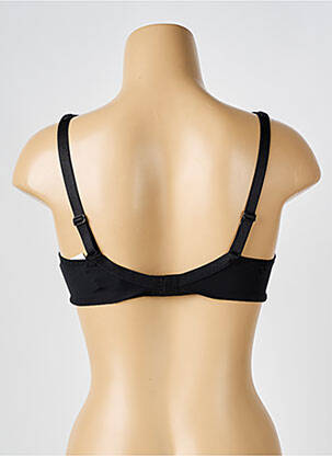 Sutien efect material satinat sutien cupe întregi cu decolteu înalt negru LOUISA BRACQ femeie