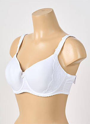 Sutien top sutien modelat top sutien modelat alb LOUISA BRACQ femeie