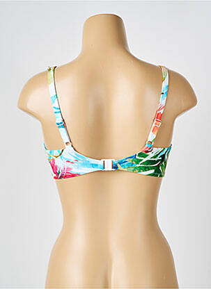 Sutien de costum de baie elasticitate sutien cupe întregi cu decolteu înalt alb FANTASIE femeie