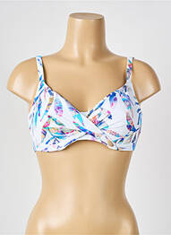Sutien de costum de baie elasticitate sutien balconet cu decolteu înalt alb FANTASIE femme