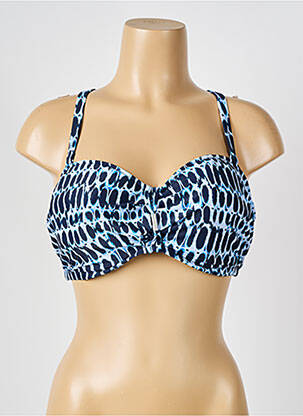 Sutien de costum de baie elasticitate top sutien modelat albastru FANTASIE femeie