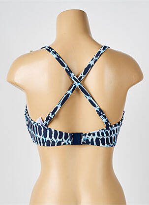 Sutien de costum de baie elasticitate top sutien modelat albastru FANTASIE femeie