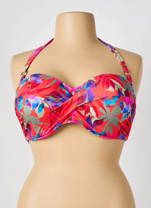 Sutien de costum de baie roșu FANTASIE femeie
